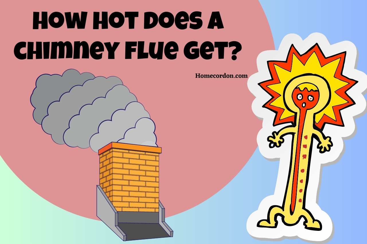 how hot does a chimney flue get